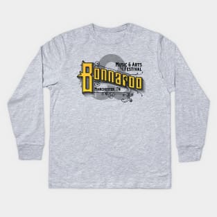 Vintage Bonnaroo on Light Kids Long Sleeve T-Shirt